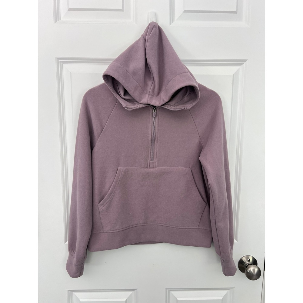 RBX Live Life Active Womens XS Mauve Purple Quarter Zip Hoodie Sweatshirt